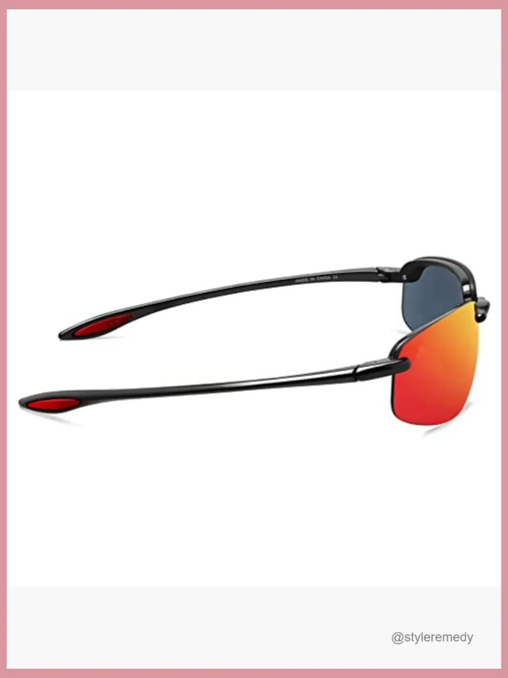 TR90 Rimless Sports Sunglasses for Running Fishing Driving Baseball